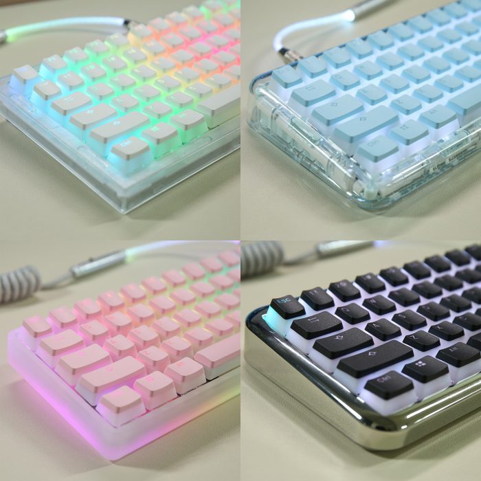 PBT Backlit Key Caps OEM Profile 116 Keys Pudding Keycaps For Cherry MX Switch Mechanical Keyboard 3 - Pudding Keycap