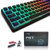 PBT OEM 165 Keys Pudding Keycaps Double Shot Backlit with Puller Profile Custom Keycap for 100 - Pudding Keycap