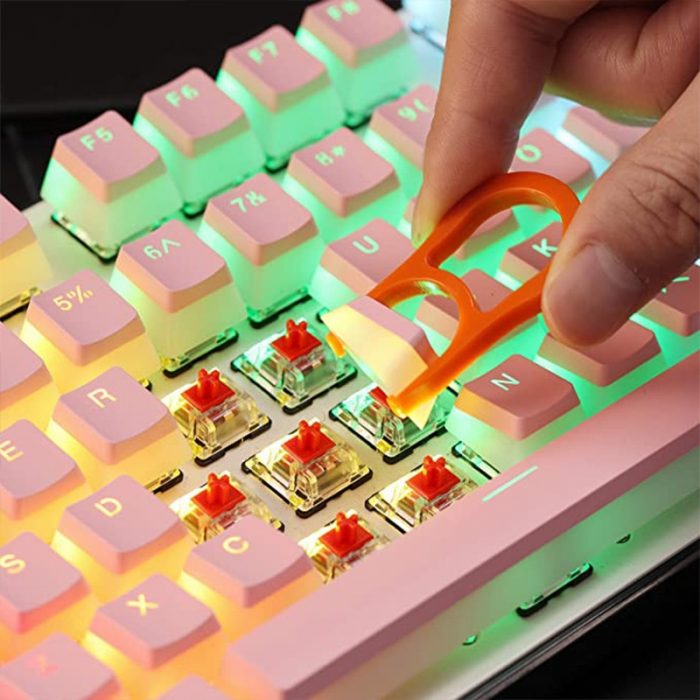 Pudding PBT Cream Keycaps Mechanical Keyboard Double Shot Skin 108 Keys Set RGB Backlight OEM Profile 4 - Pudding Keycap