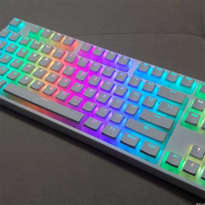 Pudding PBT Keycaps Mechanical Keyboard Double Shot Skin Milk 104 108 Keys Set RGB Backlight OEM - Pudding Keycap