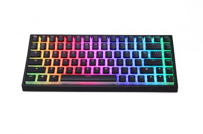 pudding V2 pbt doubleshot keycap oem backlit for mechanical keyboard white black gh60 poker 87 tkl 3 - Pudding Keycap