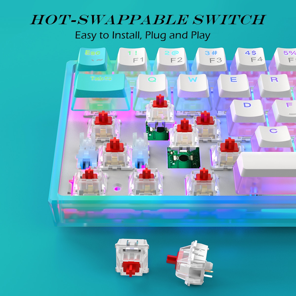 Sf661aca84c59442885aa2381ea2a68a2X 1 - Pudding Keycap