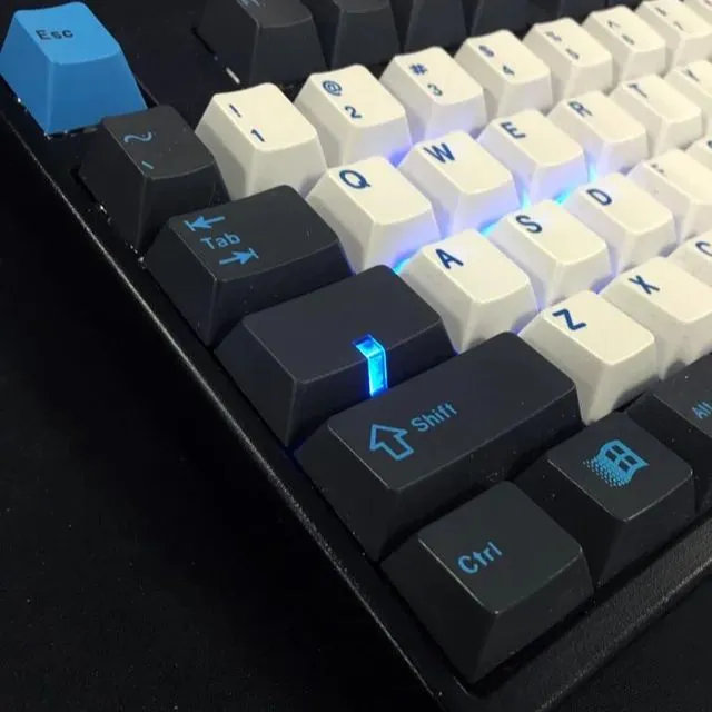 1Pc Enjoypbt Caps Keycaps Step Capslock Cherry Profile PBT Backlit R4 Key cap For Mechanical Keyboard - Pudding Keycap