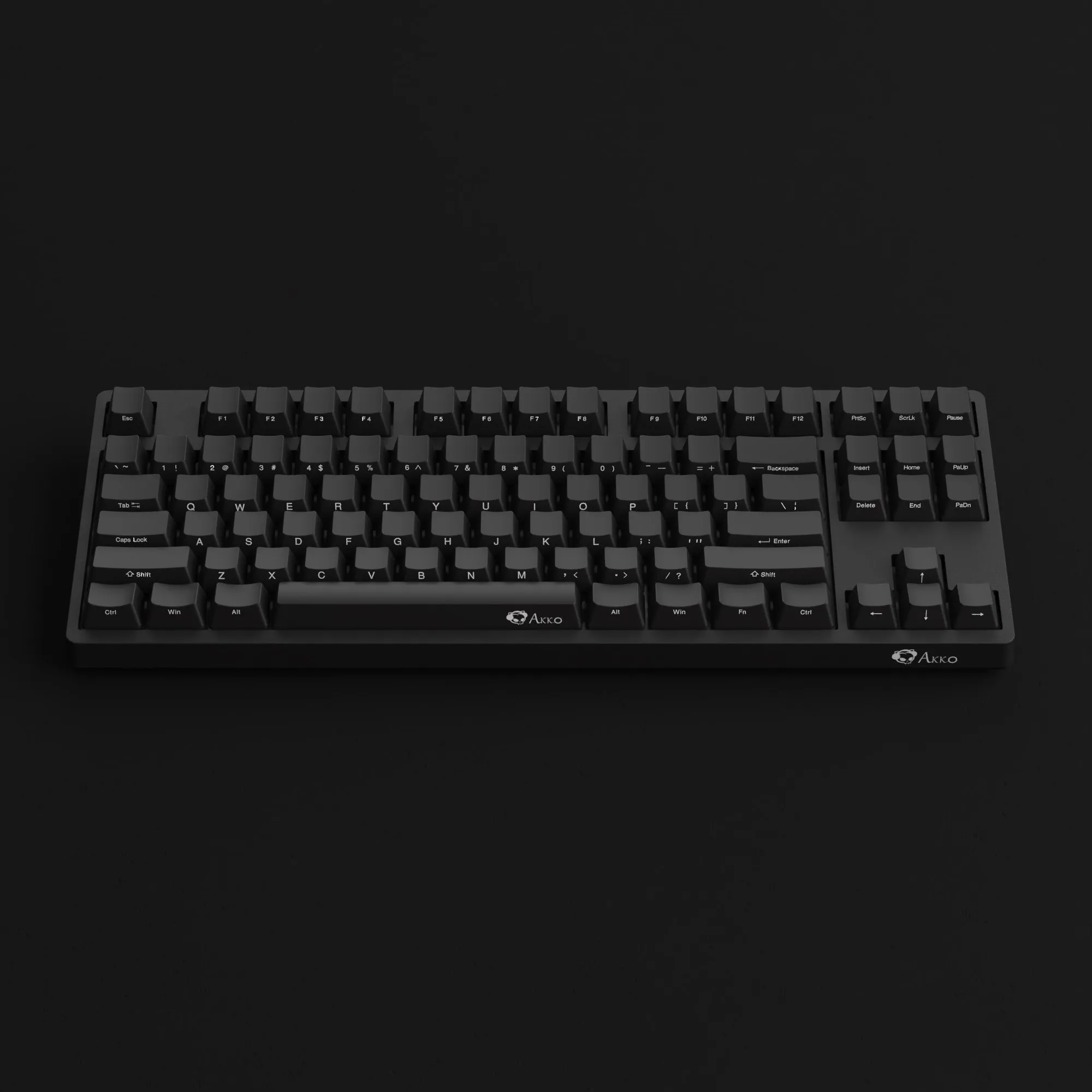 Akko Black SP 3087 v2 Mechnicial Keyboard USB Type C with OEM Profile PBT Double Shot 1 - Pudding Keycap